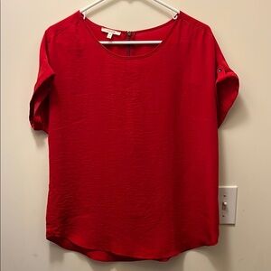 Maurice’s Red Women's dressy short sleeve top  size small